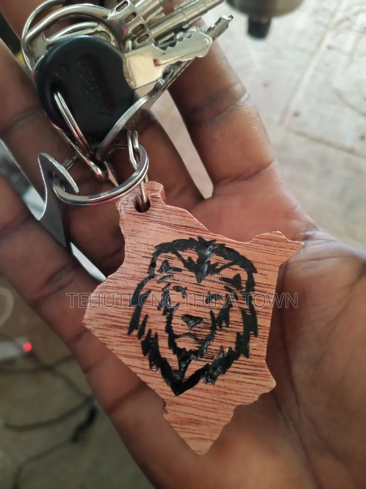 Keychains Custom Sculpture Wooden