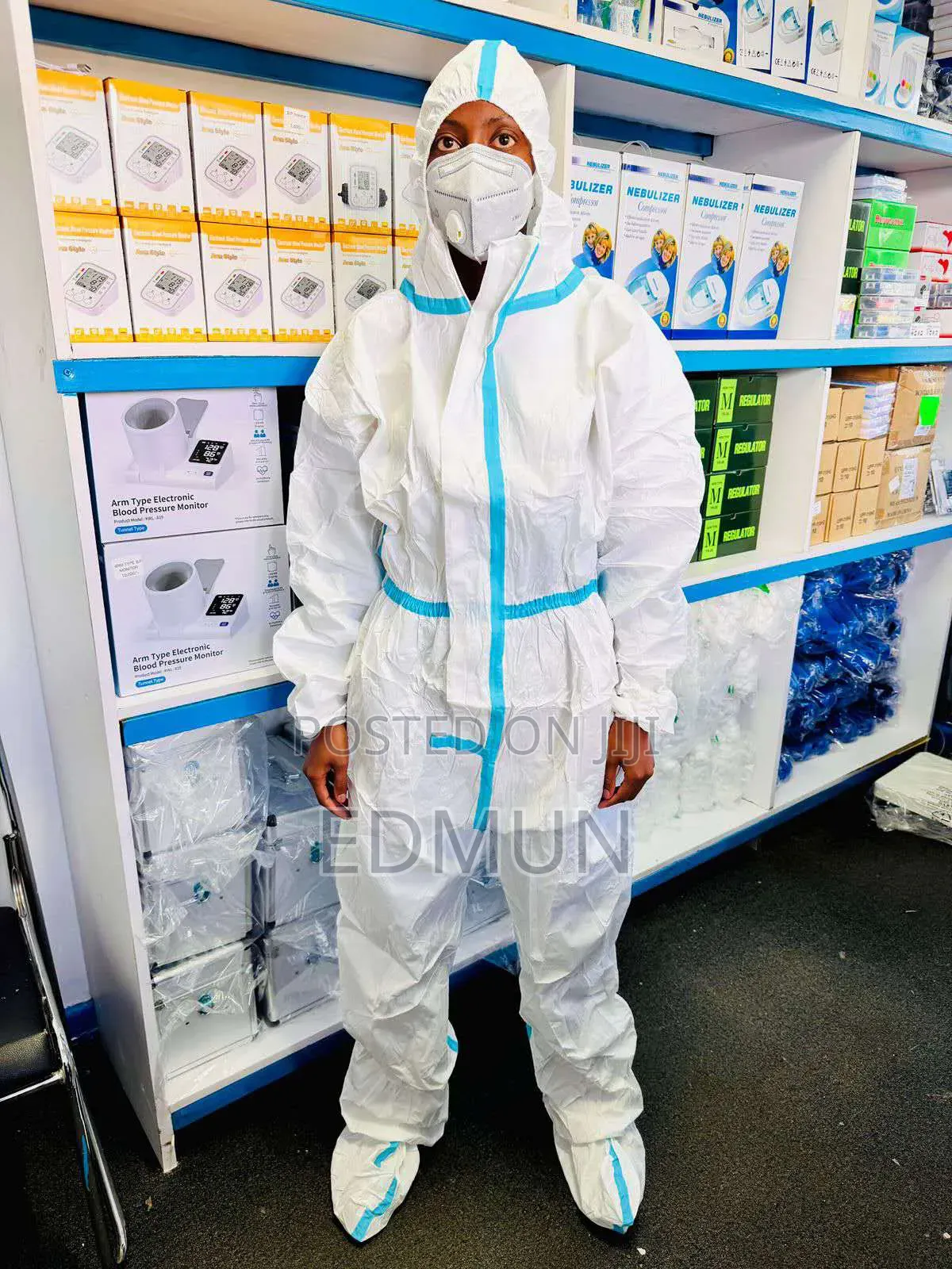 Personal Protective Equipment - Blue Stripped Coverall