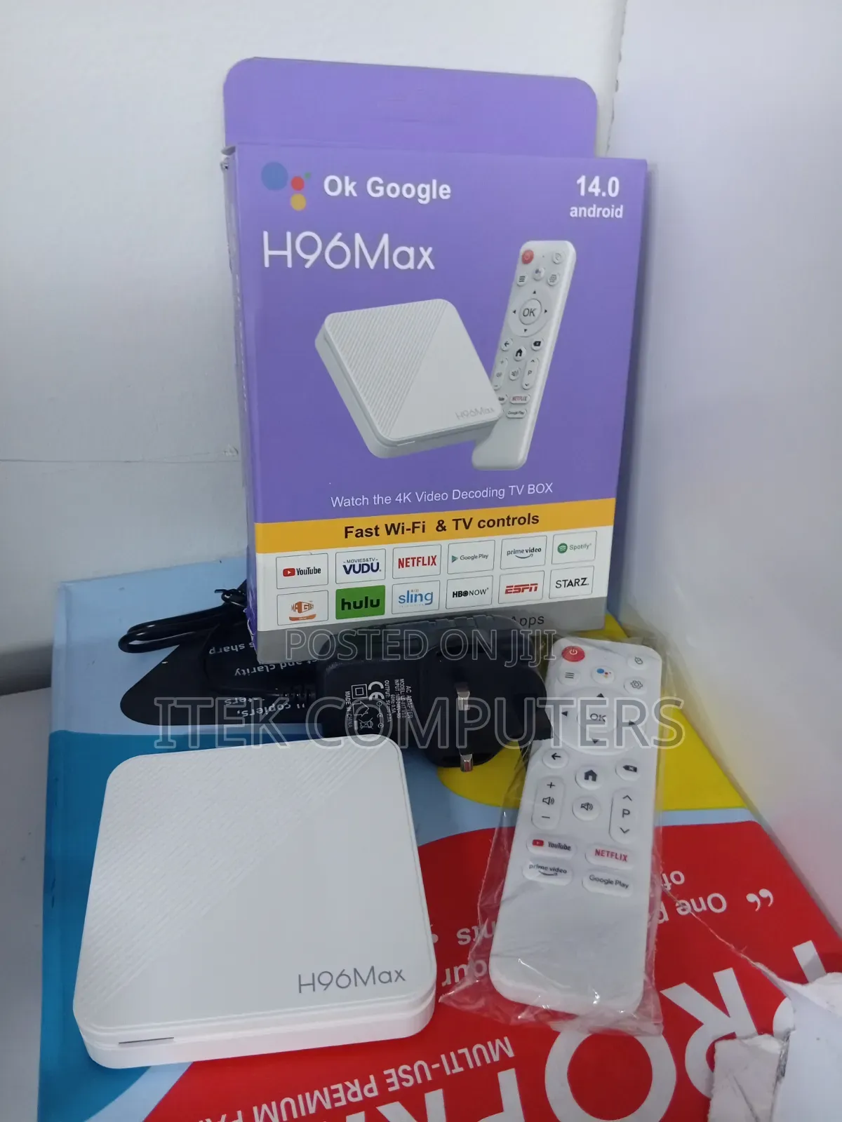 H96 Max Android 14 TV Box 2GB RAM 16GB ROM for Smooth Streaming