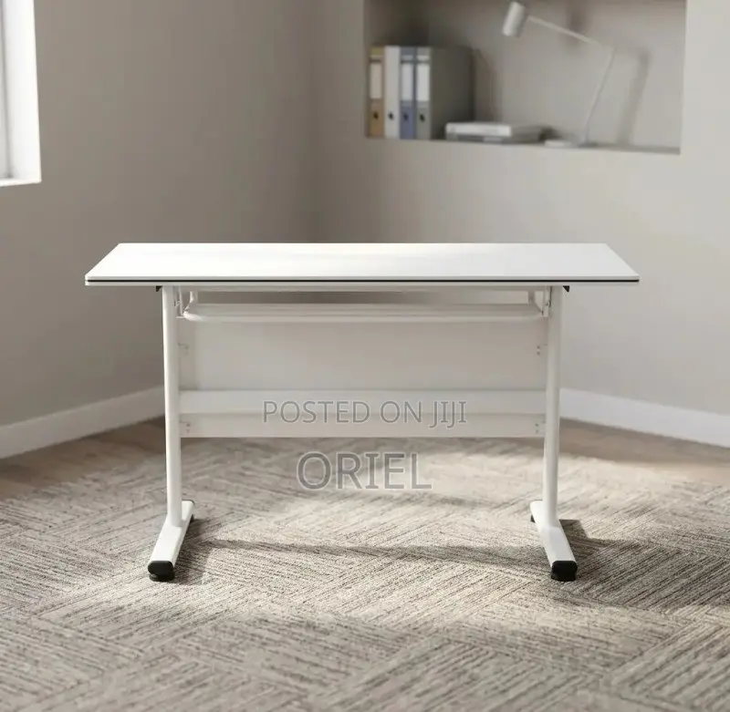 Office Table : White Folding Classroom Training Table