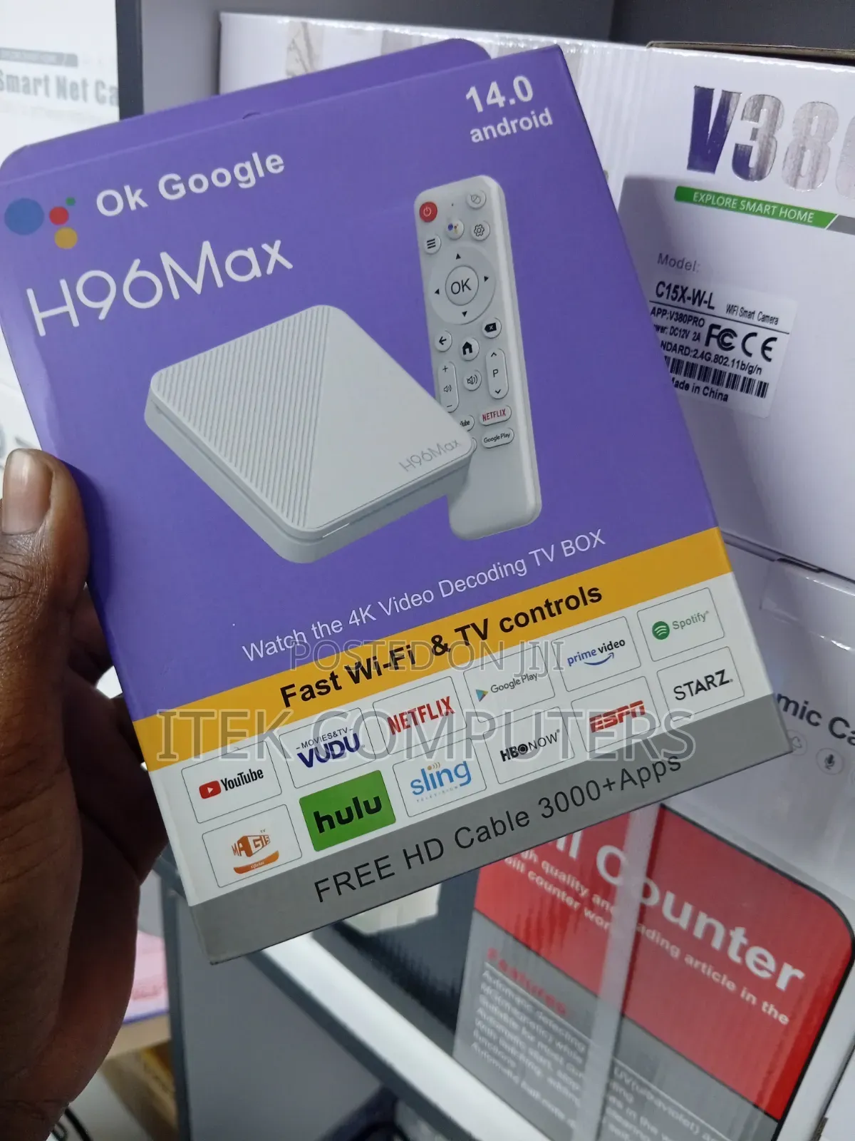 H96 Max Android 14 TV Box 2GB RAM 16GB ROM for Smooth Streaming