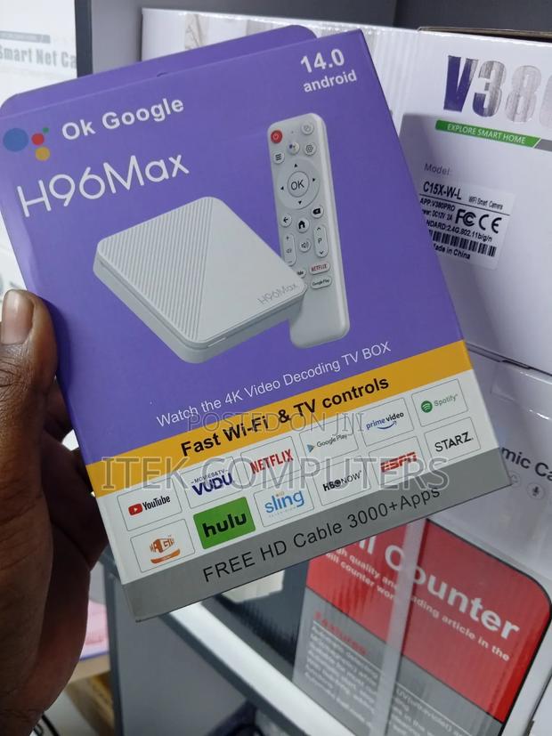 H96 Max Android 14 TV Box 2GB RAM 16GB ROM for Smooth Streaming - thumbnail 2