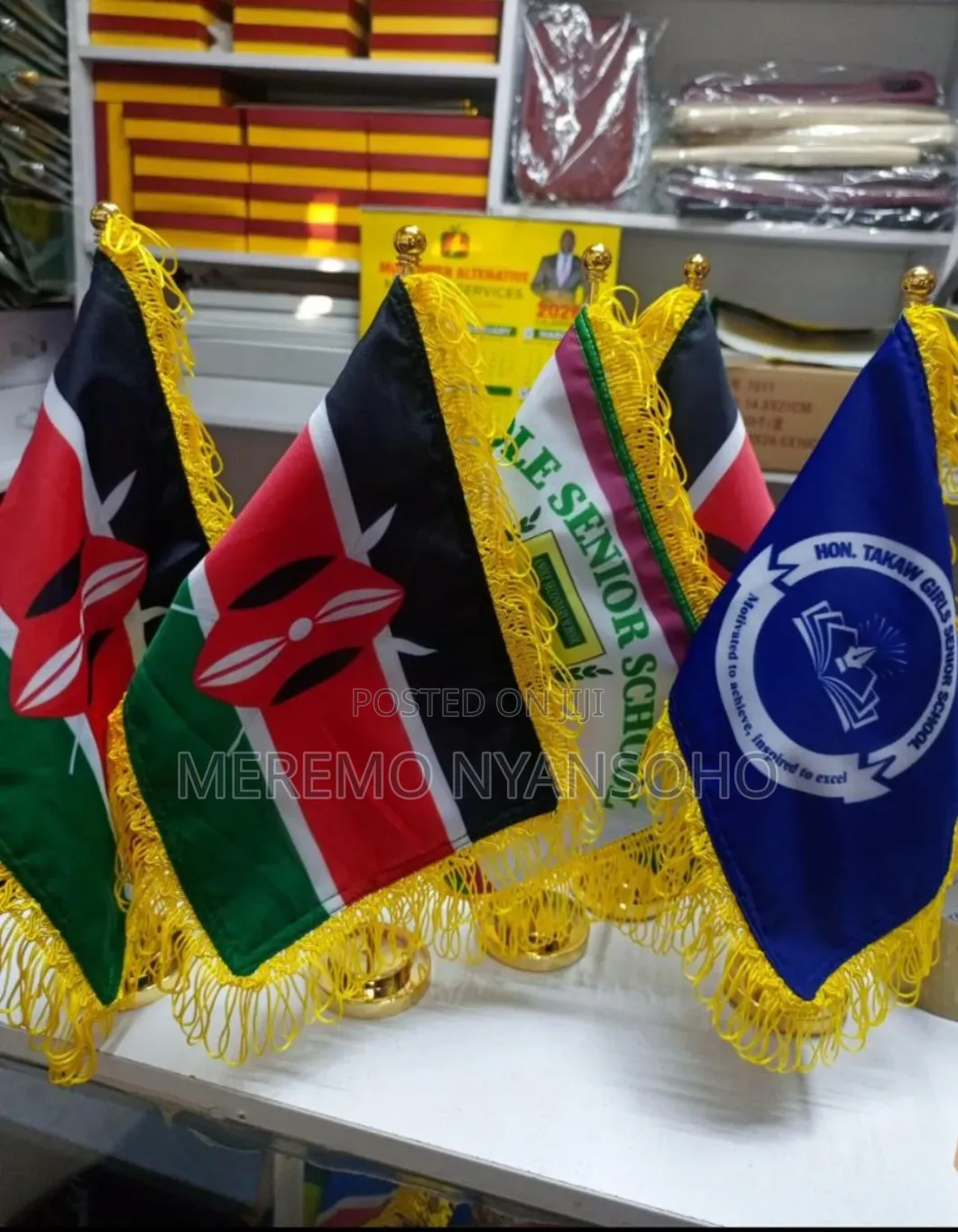 Table Flag With Stand