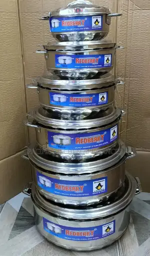 Quality 6pcs Stainless Hotpot for Kitchen and Dining Room