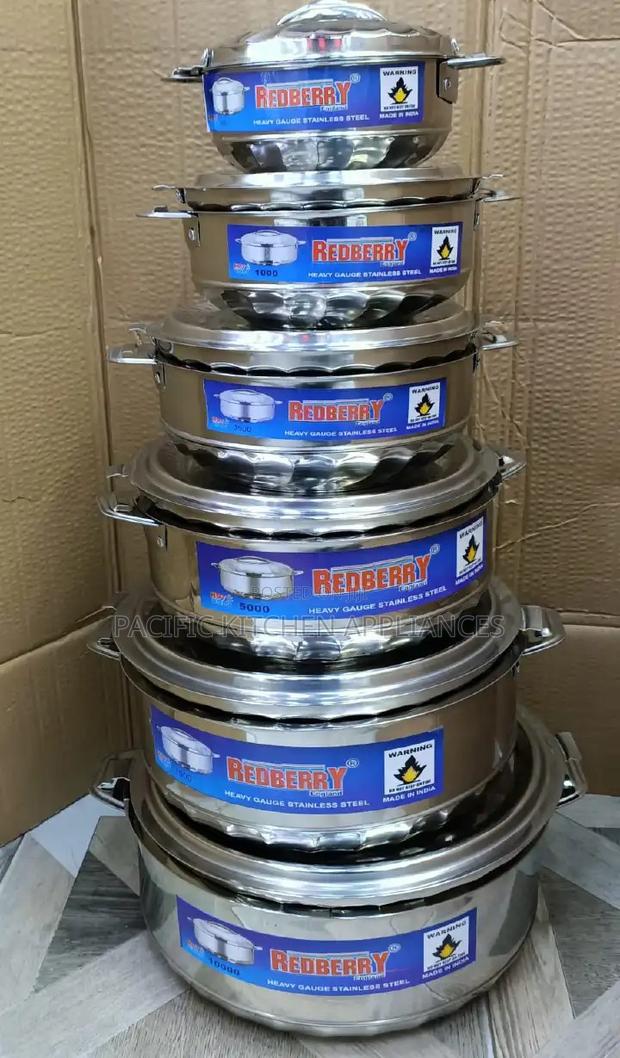 Quality 6pcs Stainless Hotpot for Kitchen and Dining Room - main view