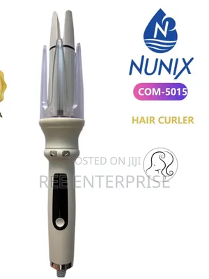 Nunix Ceramic Heated Brush - Curl and Style Heated Hot Brush Com-5015