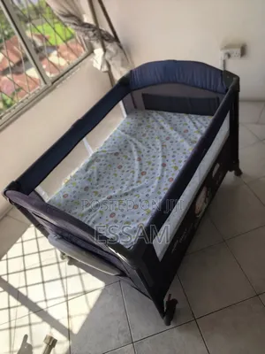 Baby Playpen/Cot/Bed With Infant Changing Station and Mosquito Net