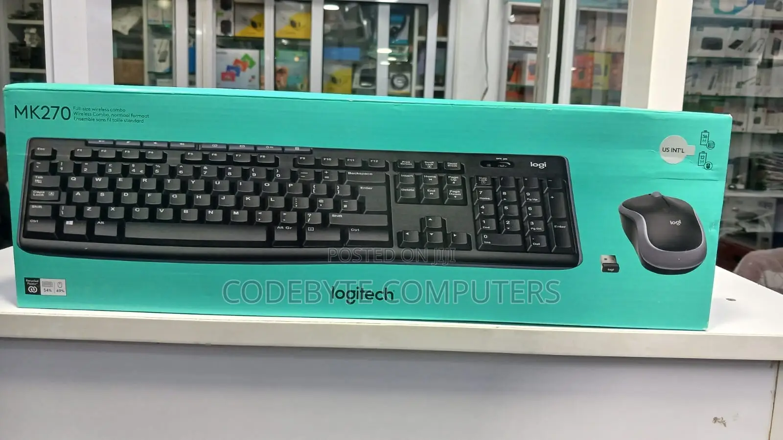 Logitech MK270 Full-Size Wireless Combo for Seamless Typing