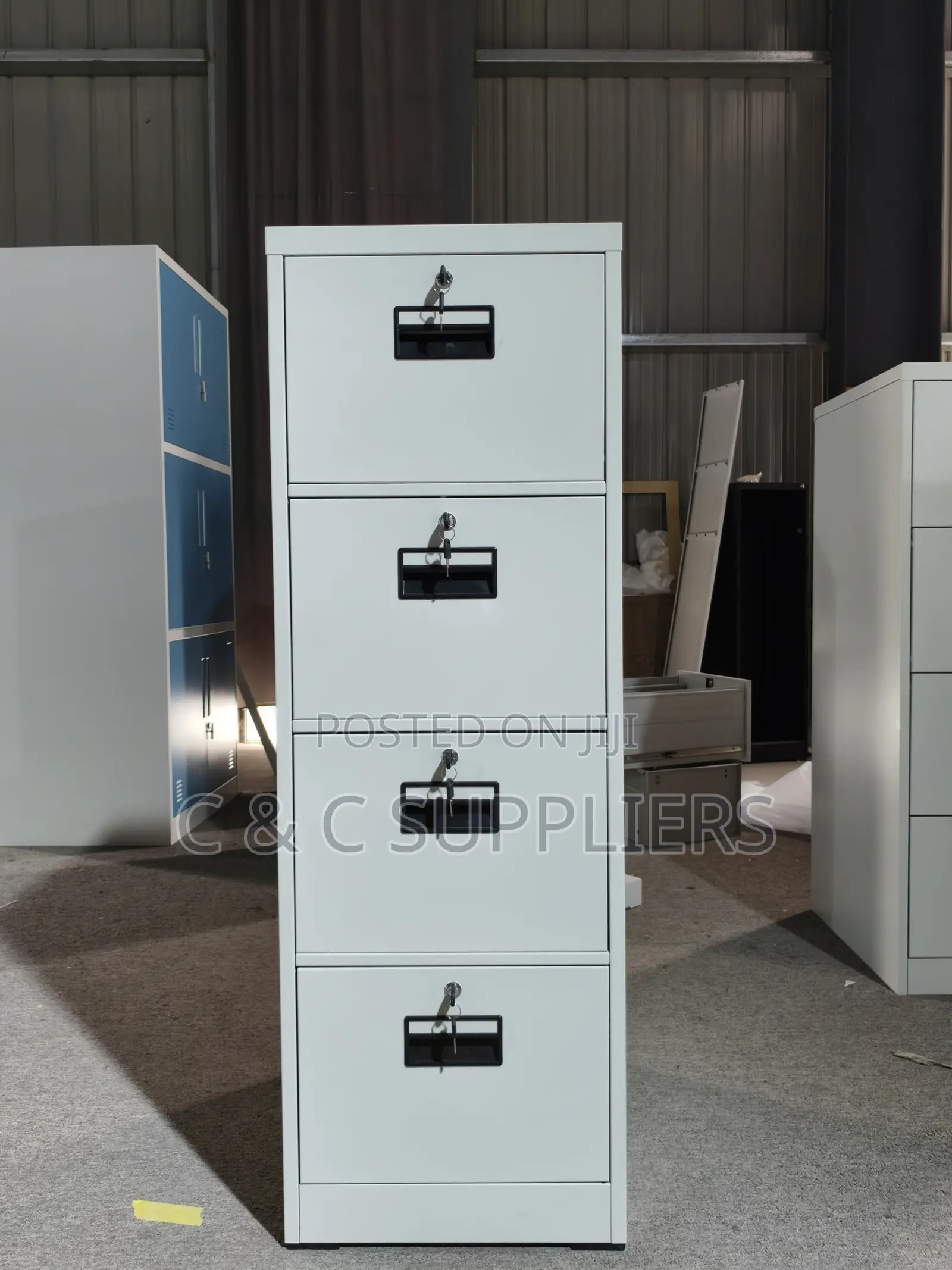 4-Drawer Gym Cabinet With 4 Keys
