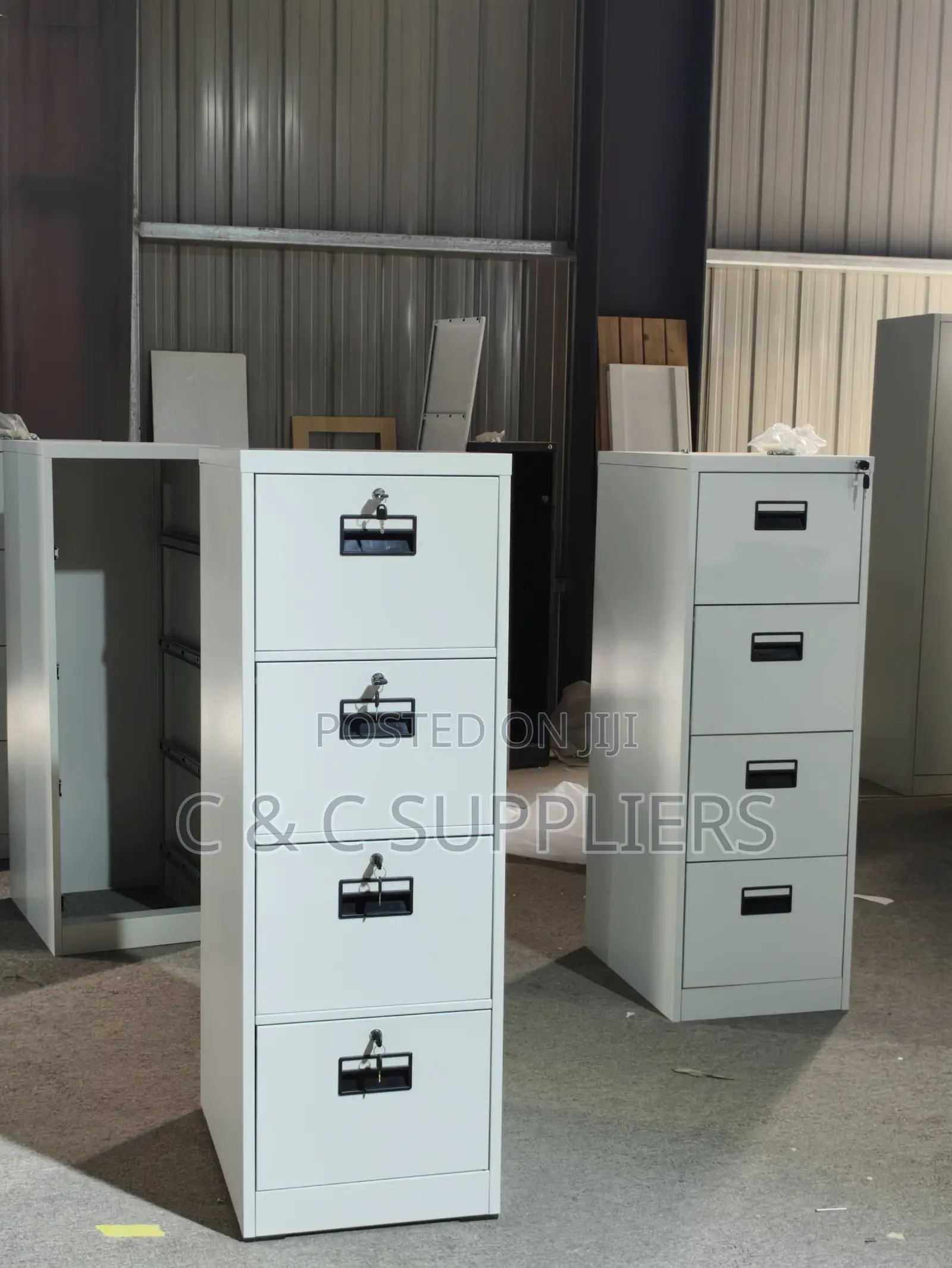 4-Drawer Gym Cabinet With 4 Keys