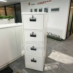 4-Drawer Gym Cabinet With 4 Keys