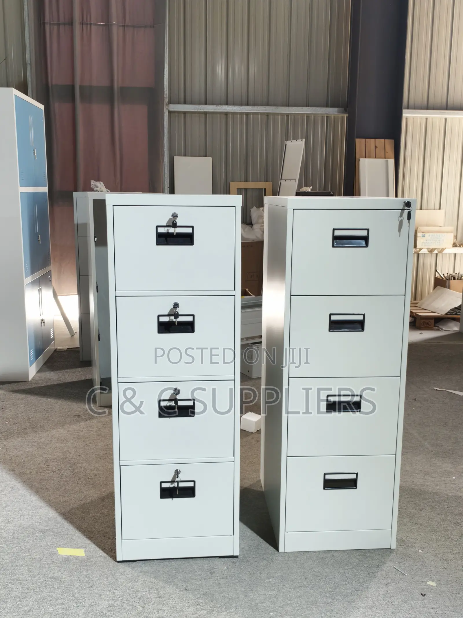 4-Drawer Gym Cabinet With 4 Keys