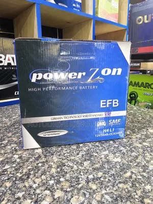 DIN50 Powerzon EFB Hybrid Car Battery