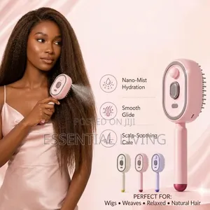 Nano-Steam Straightening Brush With Fragrance Mist