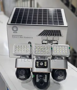4G SIM Triple Lens Solar PTZ CCTV – Outdoor Security Camera