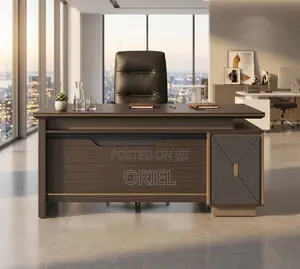 Office Desk : Large L-Shaped Executive Office Desk 2M