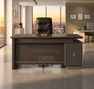 Office Desk : Large L-Shaped Executive Office Desk 2M