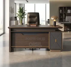 Office Desk : Large L-Shaped Executive Office Desk 2M