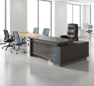 Office Desk : Large L-Shaped Executive Office Desk 2M