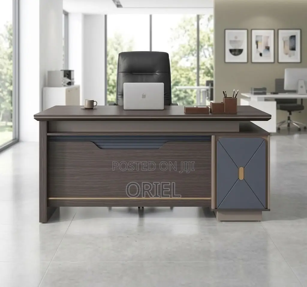 Office Desk : Large L-Shaped Executive Office Desk 2M
