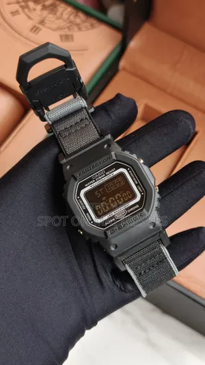 Casio G-Shock 5600. Illumination/Water Resistant/Alarm/Canvas Strap.