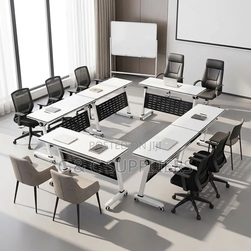 Modern Folding Movable Training Table