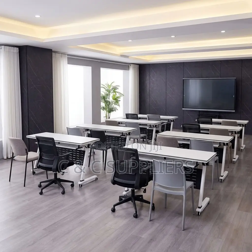 Modern Folding Movable Training Table