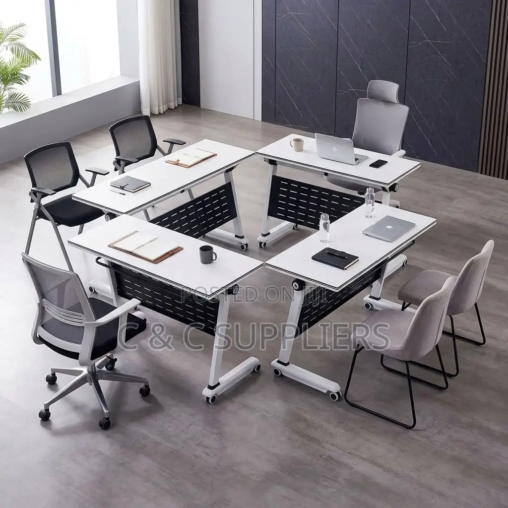 Modern Folding Movable Training Table