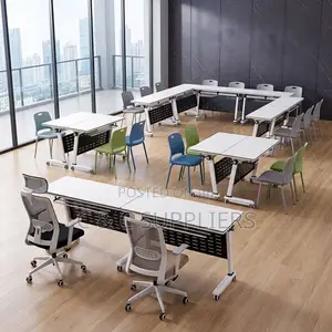 Modern Folding Movable Training Table