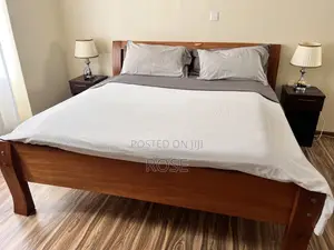 Executive Bed(6 by 6)+ Mattress+side Tables+ Lamp Shades