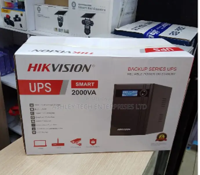 Hikvision 2000VA UPS – Advanced AVR Power Backup