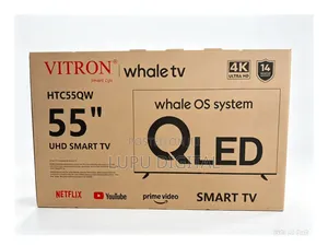 *Vitron 55" Smart Qled Whale Os Uhd 4k TV