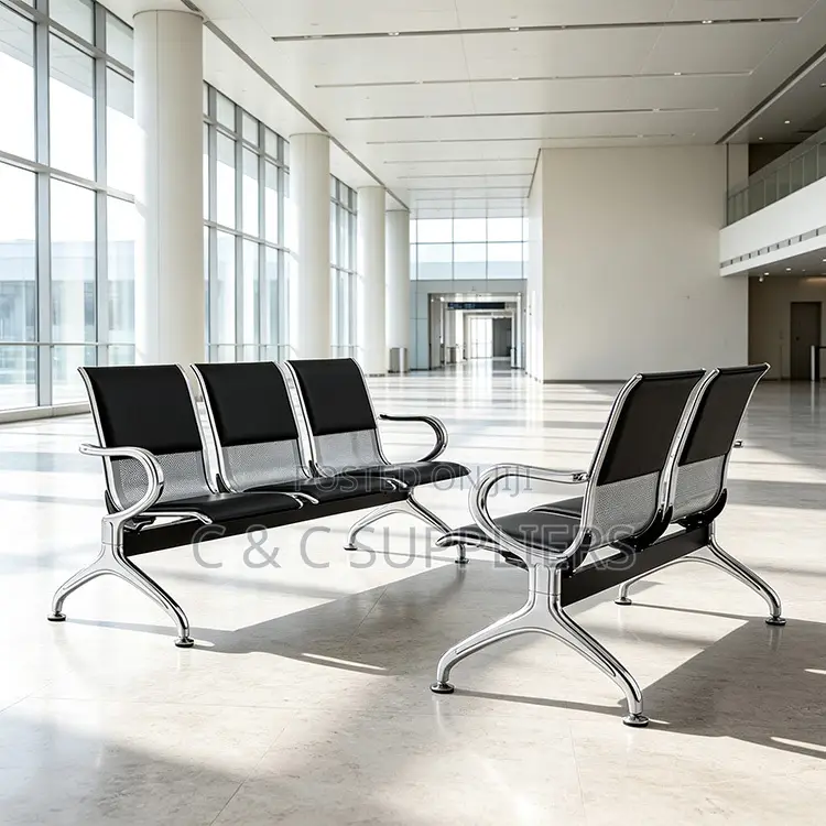 3-Seater Linked Waiting Bench