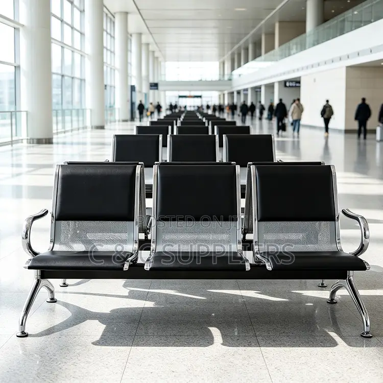 3-Seater Linked Waiting Bench