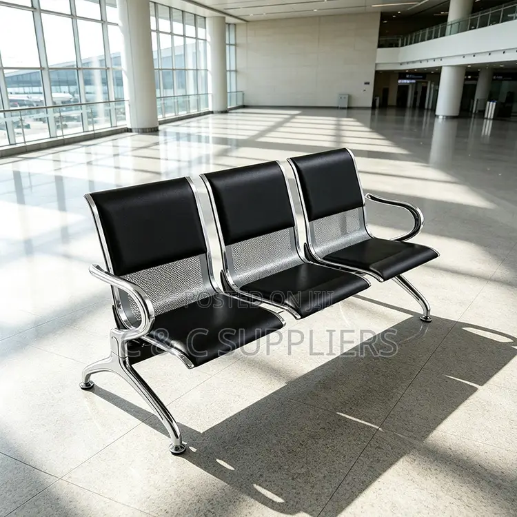 3-Seater Linked Waiting Bench