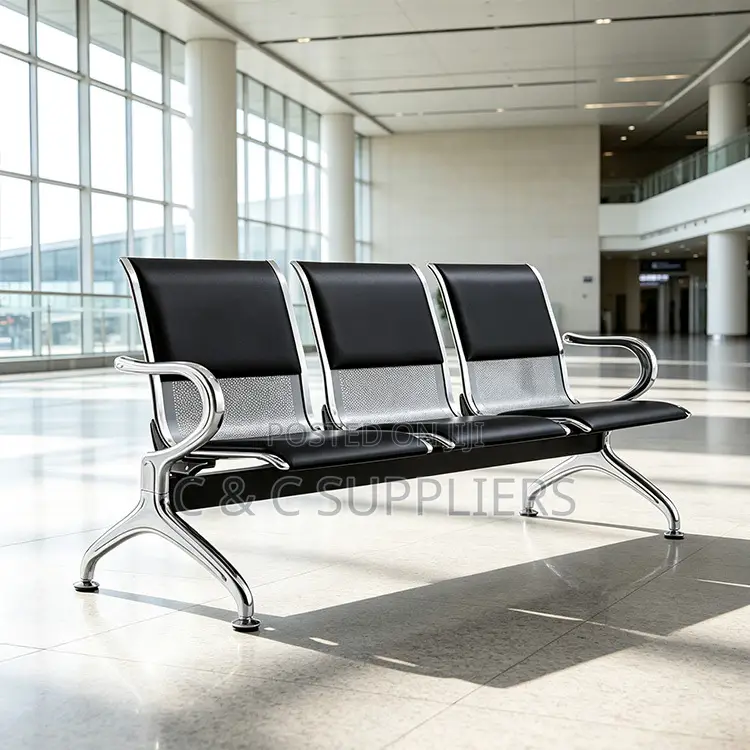 3-Seater Linked Waiting Bench