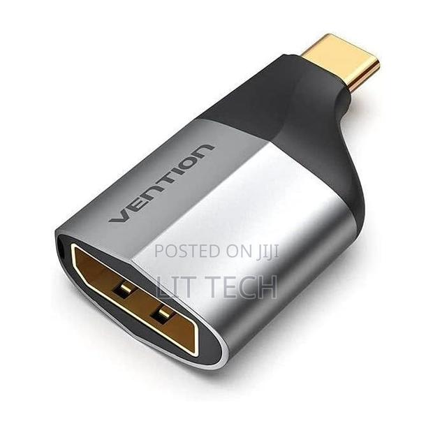 Vention TCCHO Type C to Display Port Adapter Grey Metal Type - main view