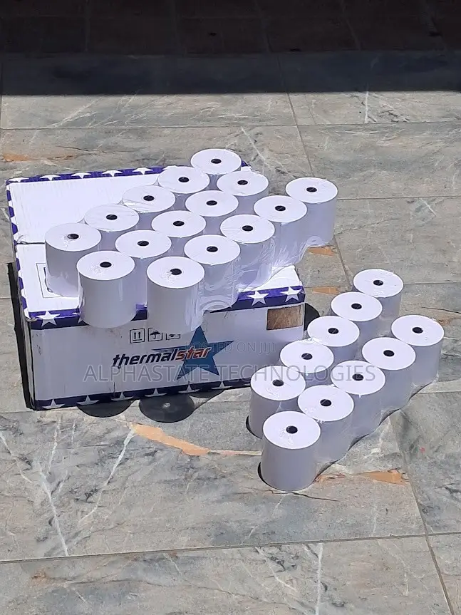 50 Pack POS Thermal Receipt Paper Rolls