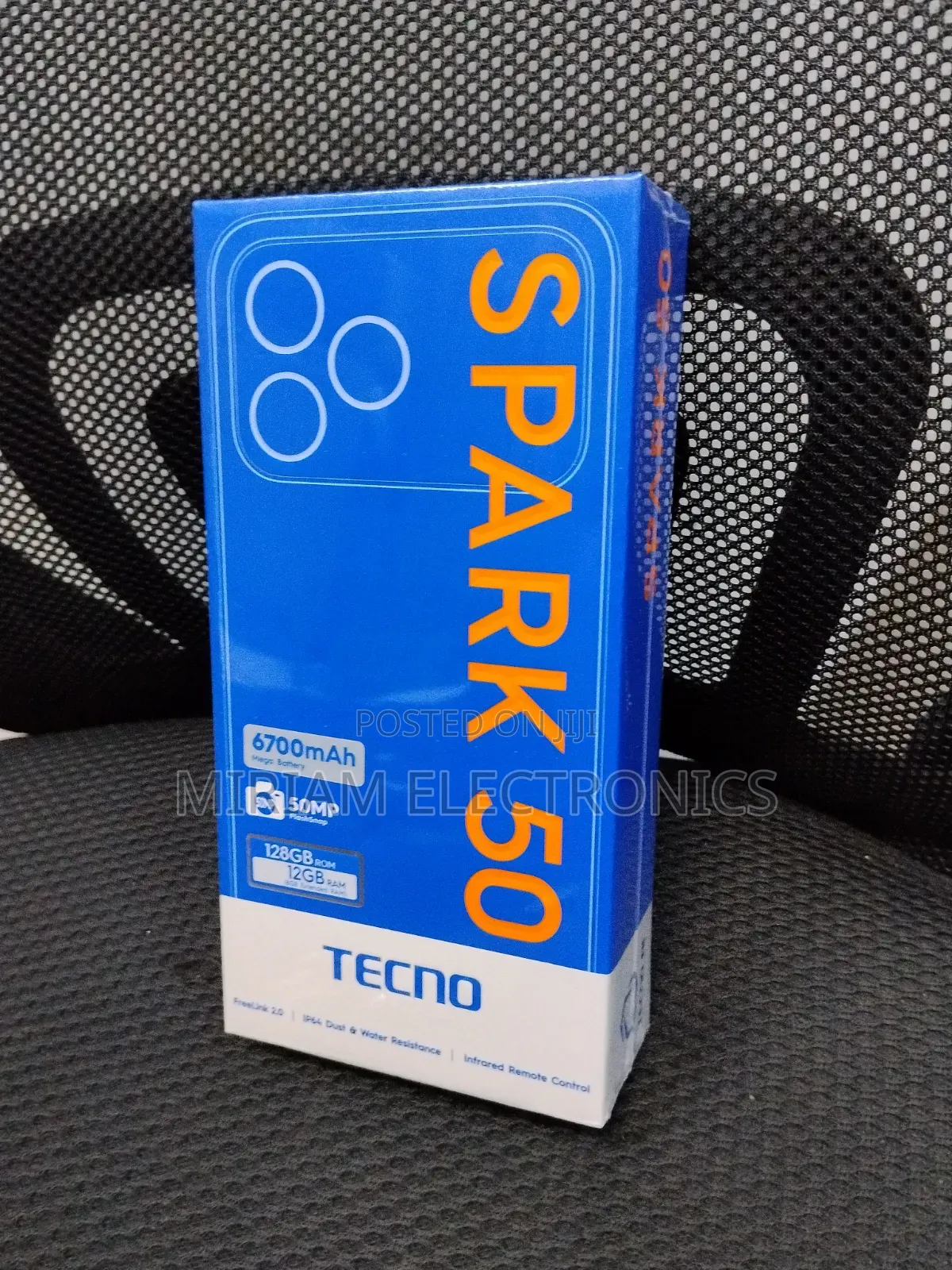 New Tecno Spark 50 128 GB Black