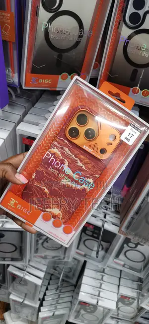 Orange-Toned Ocean Wave Case by BIGC Packaged for the iPhone 17 Pro