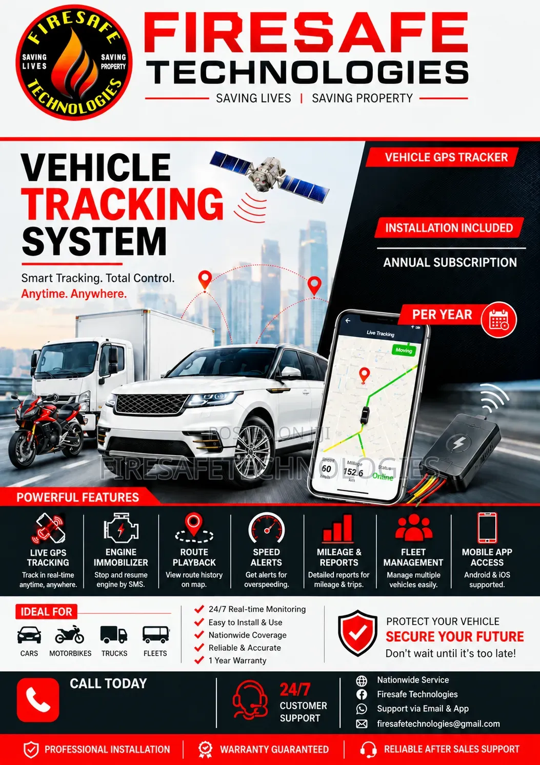 Car Tracker & Fleet Management System