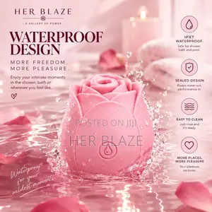 Rose Vibrator Massager Nipple and Clit Suction and Stimulation