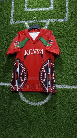Kenya (Shield)Rugby Jersey.