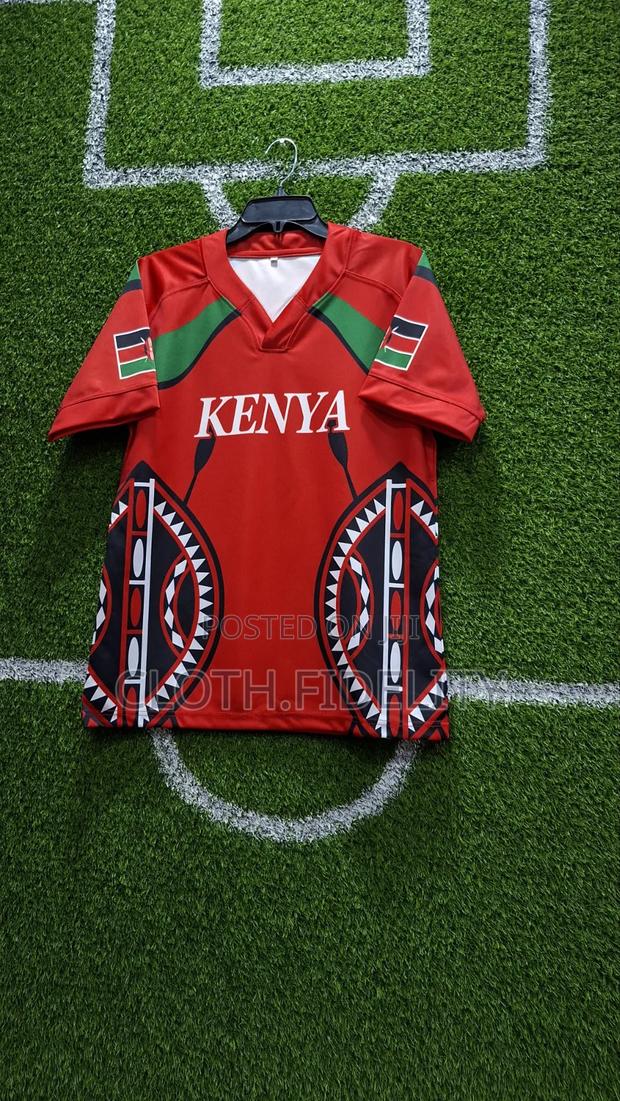 Kenya (Shield)Rugby Jersey. - main view
