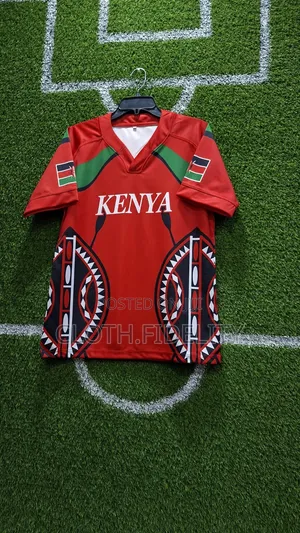 Kenya (Shield)Rugby Jersey.