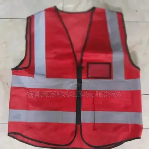 Reflectors Heavy Duty Reflective Jacket With Zip and Pockets