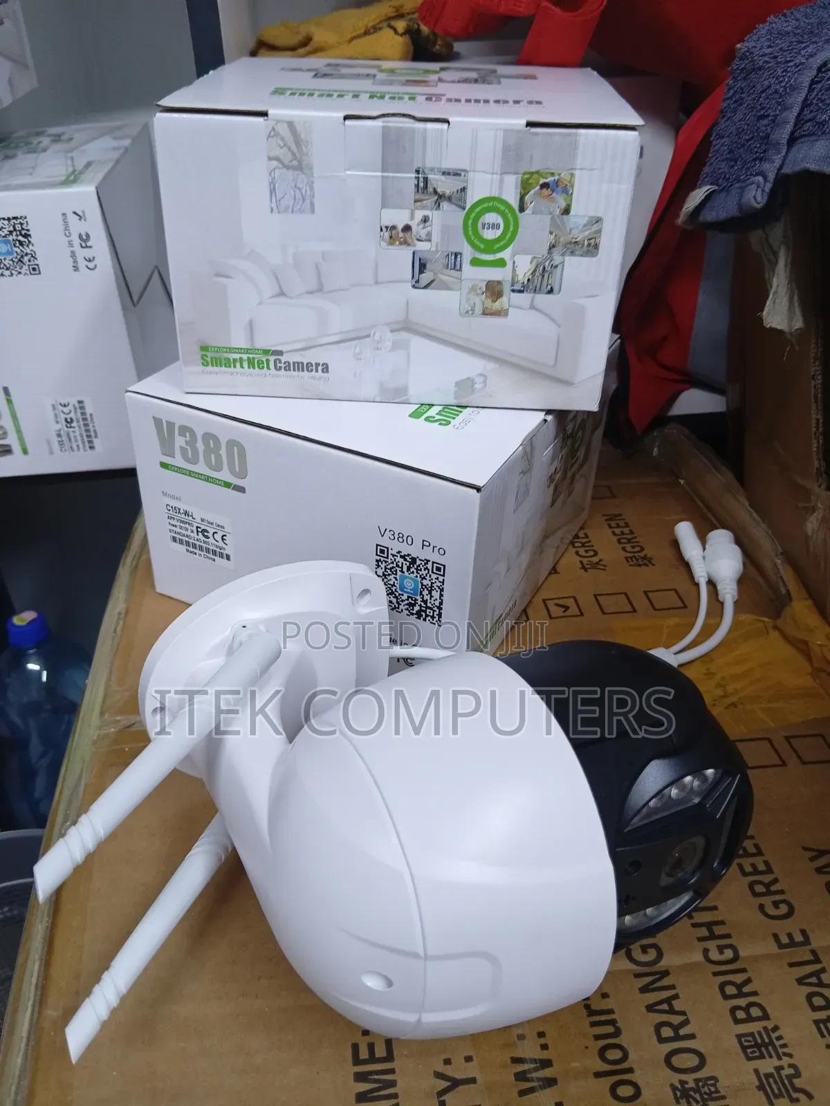 V380 Smart WiFi Single-Lens CCTV Camera for Home Security