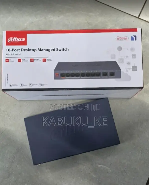 DAHUA CS4010-8ET-60 10 -Port Cloud Managed PoE Switch
