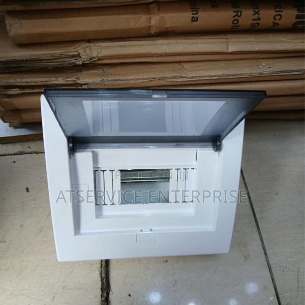Circuit Breaker Distribution Box - Waterproof IP65, White Plastic, - main view