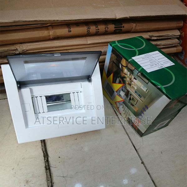 Circuit Breaker Distribution Box - Waterproof IP65, White Plastic, - thumbnail 2